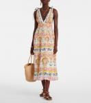 Морская магия платье миди с принтом Farm Rio, Maritime Magic Off-White - фото 2