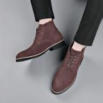 Мужские ботинки Cahhrrn X Martin Boot Men Beige Romon - фото 9