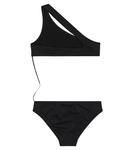 Бикини Off Stamp на одно плечо Off-White, черный - фото 4