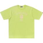 Футболка BAPE A Bathing Ape Overdye Relaxed Fit, желтый - фото