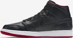 Кроссовки Air Jordan 1 Mid Black Red, черный - фото 5