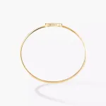 Браслет Messika Move Uno Pavé Flex, желтое золото/бриллианты - фото 4