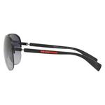 Солнцезащитные очки Prada SPS 56M, черный - фото 4