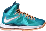 Кроссовки Nike LeBron 10 'Miami Dolphins', бирюзовый - фото 2