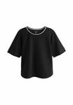 Футболка Next SHORT SLEEVE BOXY, Black - фото 4