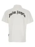 Рубашка поло с логотипом PALM ANGELS, белый - фото 2