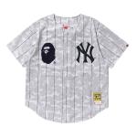 Футболка BAPE x Mitchell & Ness Yankees Jersey 'White', белый - фото
