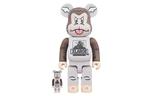 Виниловая фигурка Be@rbrick Xlarge X D*Face Gray Multicolor, 30 см + 7 см - фото