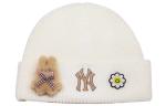 Шапка-бини унисекс MLB, белый - фото