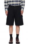 Черные шорты с двойным коленом Carhartt Work In Progress - фото