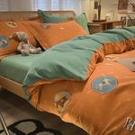 LUOLAI HOME Комплект постельного белья, 150 см, 4 предмета - фото 10