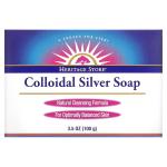 Heritage Store, Мыло с коллоидным серебром, 100 г (3,5 унции) - фото