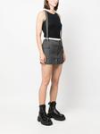 REMAIN мини-юбка на пуговицах, серый - фото 3