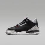 Кроссовки для подростков Nike Air Jordan 3 Retro 'Black Cement', черный/серый - фото