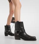 Кожаные байкерские ботинки Roxy 45 Paris Texas, черный - фото 4