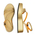 Кожаные сандалии Tommy Hilfiger, золотой - фото 3