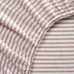 Простыня на резинке Ikea Solfibbla, 180x200 см, белый/красный - фото 2