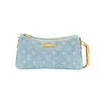 LOUIS VUITTON Сумка пудреница голубой деним - фото