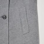 Пальто Uniqlo Wool Blend, 03 серый - фото 4
