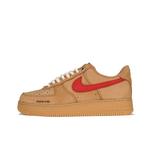 Кастомизированные кроссовки Nike Air Force 1 Skateboard Shoes Unisex, коричневый - фото
