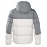 Куртка Nike Hooded Puffer, серый/белый - фото 2