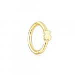 Серьга одиночная Tous Basics Bear, золото - фото