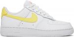 Кроссовки Nike Wmns Air Force 1 '07 'White Light Citron', белый - фото