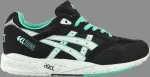 Кроссовки gel saga 'black mint' Asics, черный - фото 2