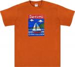 Футболка Supreme Sailboat Tee 'Rust', медный - фото