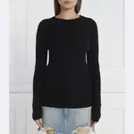 Свитер обычного кроя с добавлением шерсти и кашемира Pinko, черный - фото