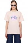 Футболка Pop Wave Maison Kitsuné, цвет milkshake - фото