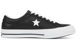 Кеды Converse Leather One Star Low Top 'Black White' - фото 2