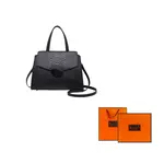 PAYOT Кожаная сумка через плечо, Black - фото