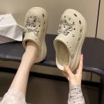 PARK DANCE Клоги женские хаки, цвет Khaki - фото 2