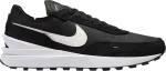 Кроссовки Nike Waffle One Leather 'Black White', черный - фото