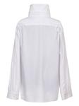 Рубашка с воротником-стойкой Natasha Zinko, белый - фото 7