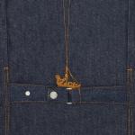 Куртка Reese Cooper Smokejumper Embroidered Raw Denim Jacket 'Multicolor', синий - фото 4