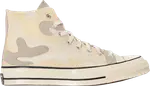 Кроссовки Converse Chuck 70 High Egret Camo, белый - фото
