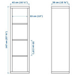 Стеллаж Ikea Kallax 42х147 см, белый - фото 2