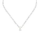 DIOR Серебряное металлическое колье Women's Silver - фото 3