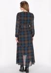 Платье DreiMaster Maxi dress, Grey Check/Grey - фото 3