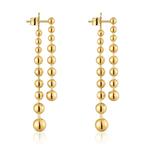 Серьги Tous Gloss Long Double, позолоченное серебро - фото 2