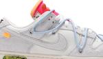 Кроссовки Nike Off-White x Dunk Low 'Lot 38 of 50', белый - фото 3