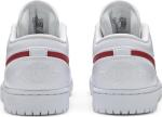 Кроссовки Wmns Air Jordan 1 Low University Red, белый - фото 6
