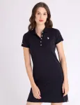 Платье-футболка U.S. Polo Assn Slim Fit Polo, черный - фото