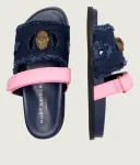 Джинсовые тапочки EAGLE Kurt Geiger, темно-синий - фото 4