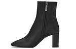 Ботильоны женские Saint Laurent Lou Ankle, черный - фото