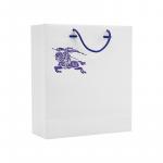 Burberry Широкая шляпа с плоской тульей, Blue - фото 5