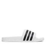Шлепанцы adidas adilette, белый - фото 2