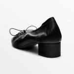 Балетки Massimo Dutti High-Heel, Black - фото 4